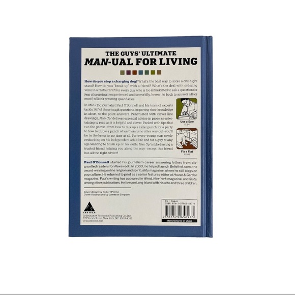 Man Up! Book: 367 Classic Skills for the Modern Guy by Paul O'Donnell - Picture 2 of 5
